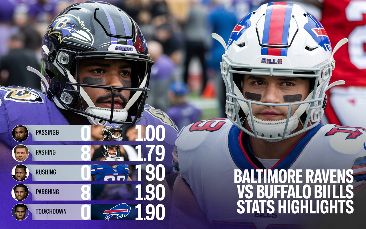 Baltimore Ravens vs Buffalo Bills Match Player Stats