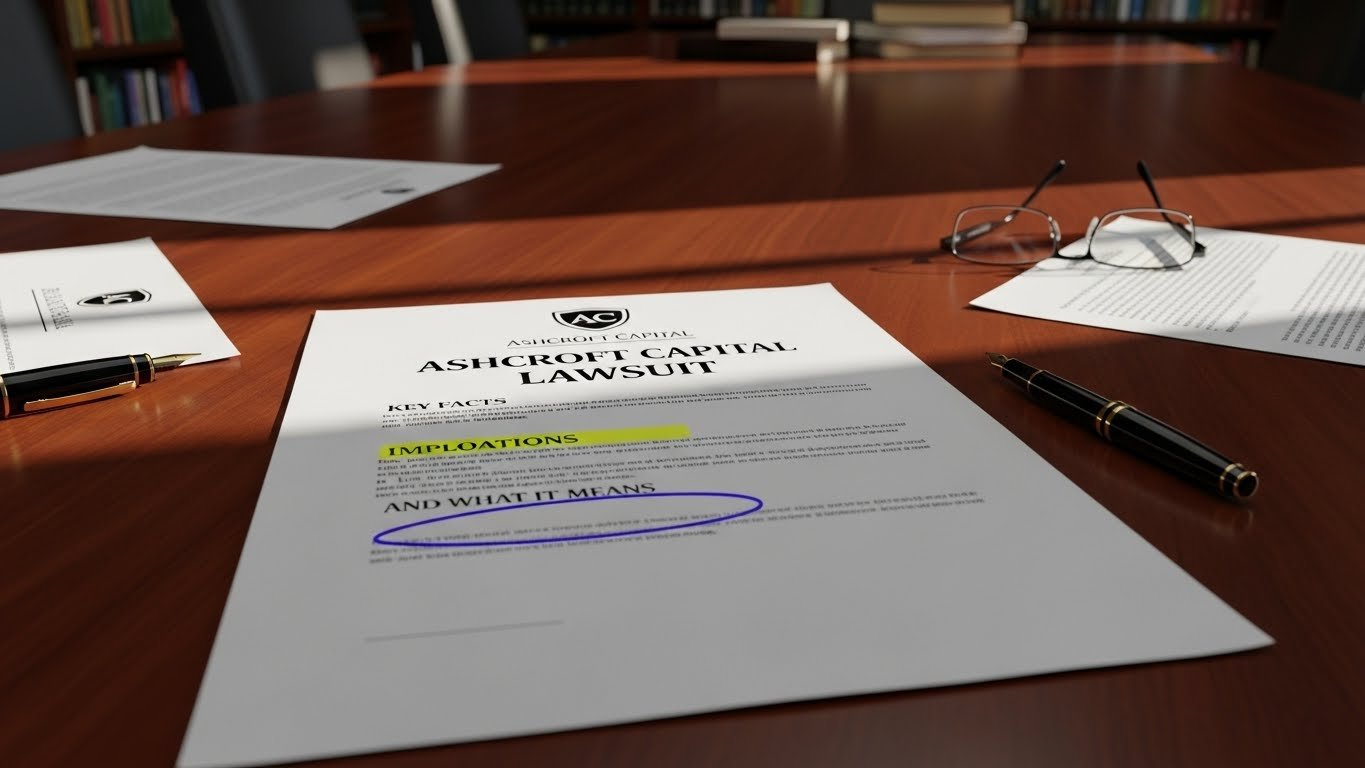 Ashcroft Capital Lawsuit: Key Facts and What It Means