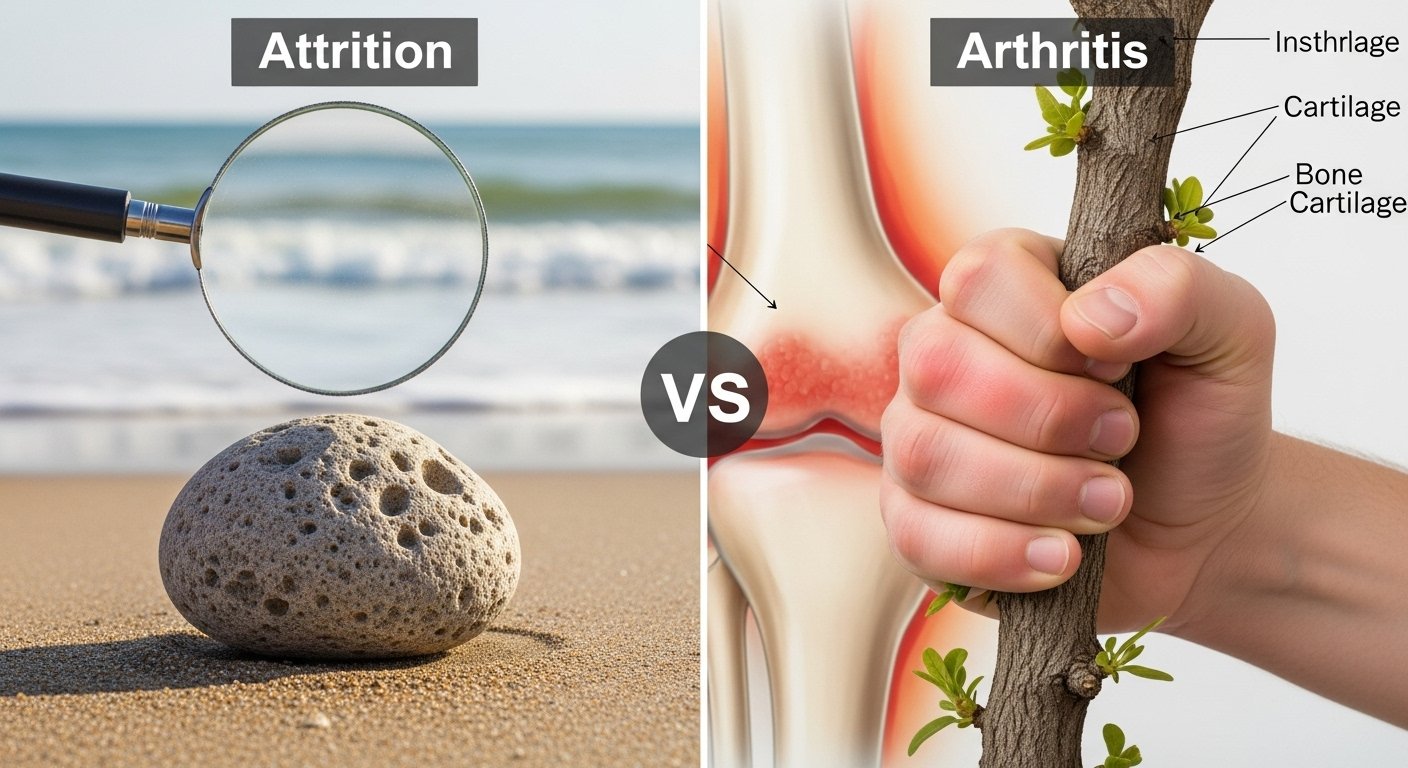 Attrites Meaning: Attrition vs Arthritis