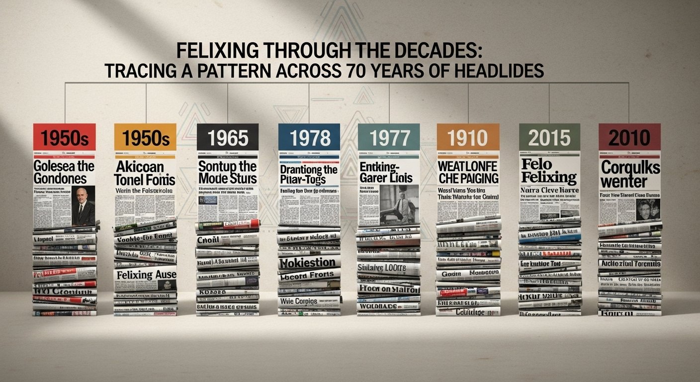 Felixing Through the Decades: Tracing a Pattern Across 70 Years of Headlines