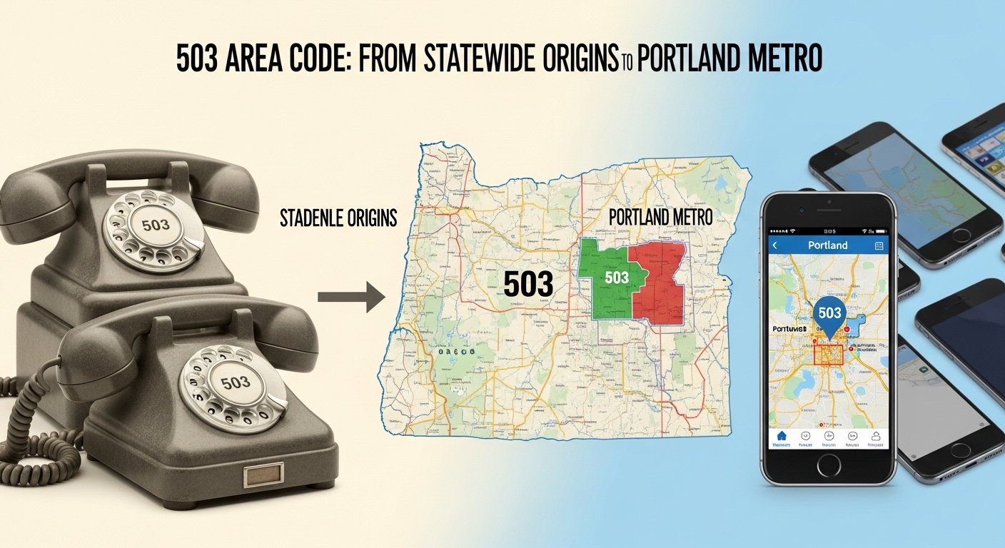 503 Area Code: From Statewide Origins to Portland Metro