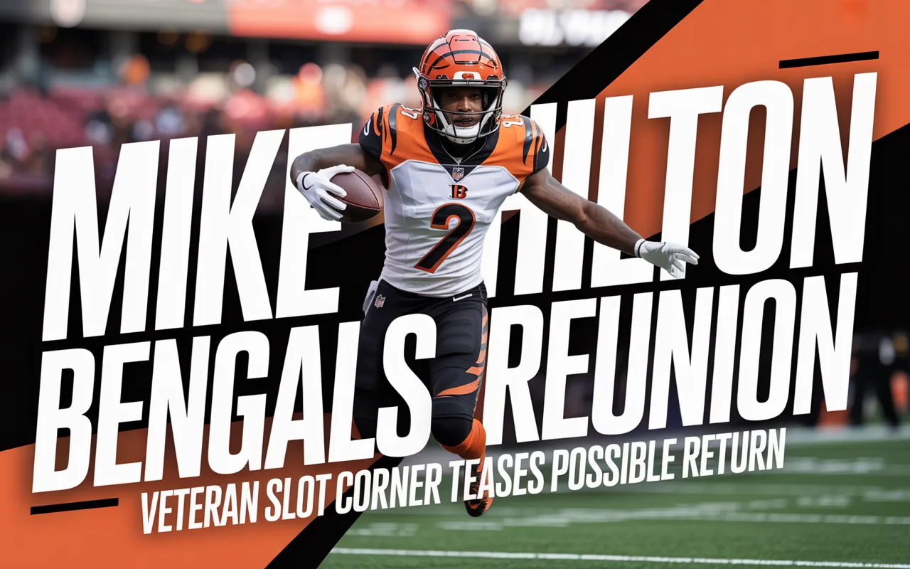 Mike Hilton Bengals Reunion | Veteran Slot Corner Teases Possible Return