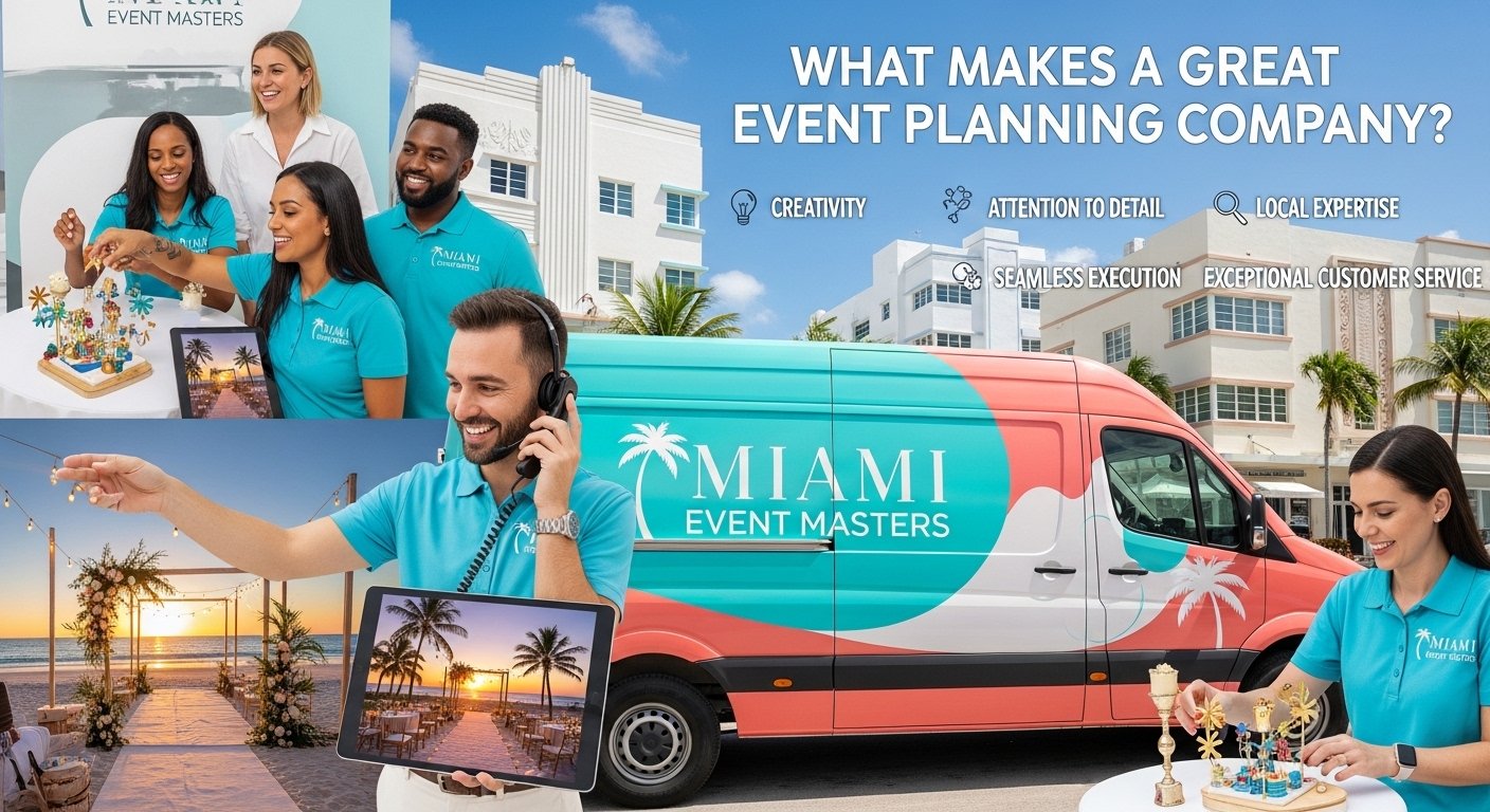 What Makes a Great Event Planning Company in Miami