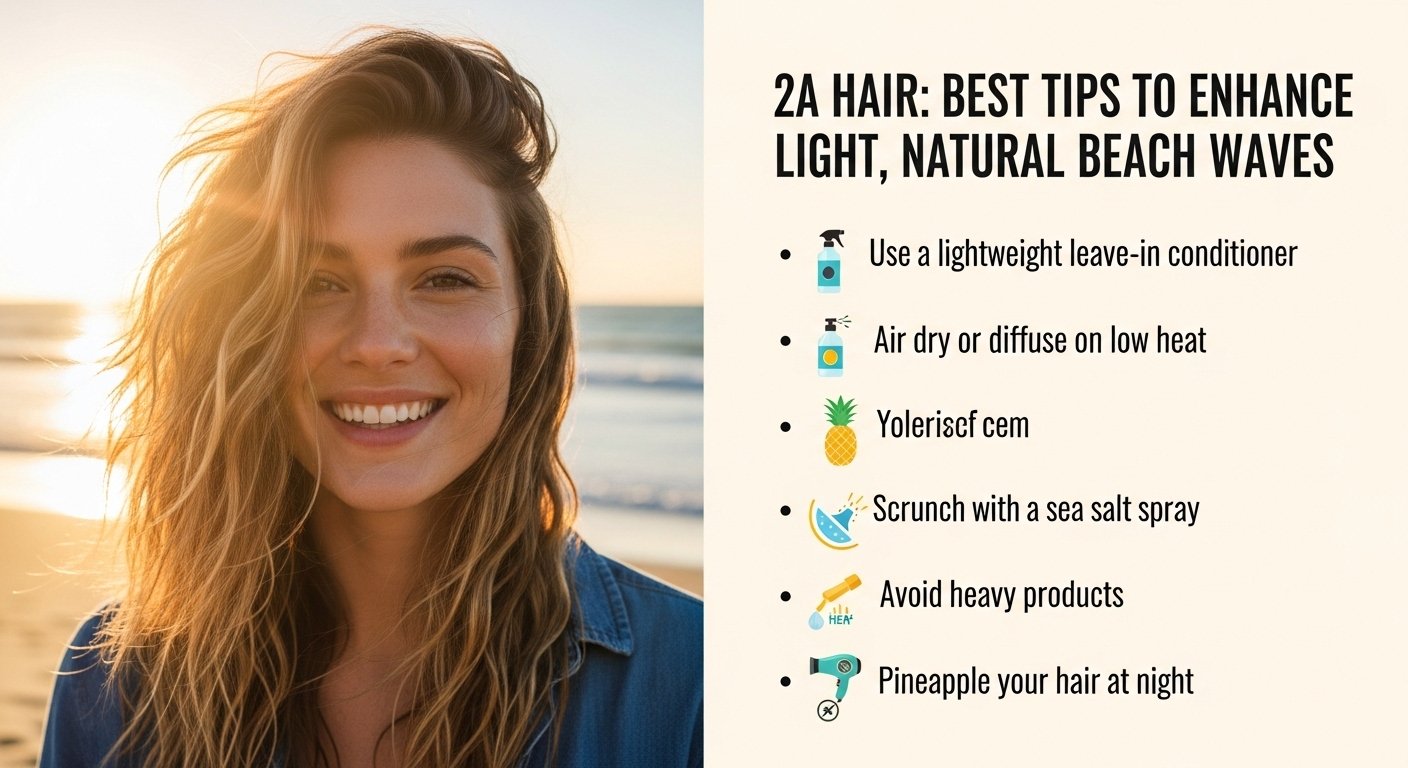 2A Hair: Best Tips to Enhance Light, Natural Beach Waves