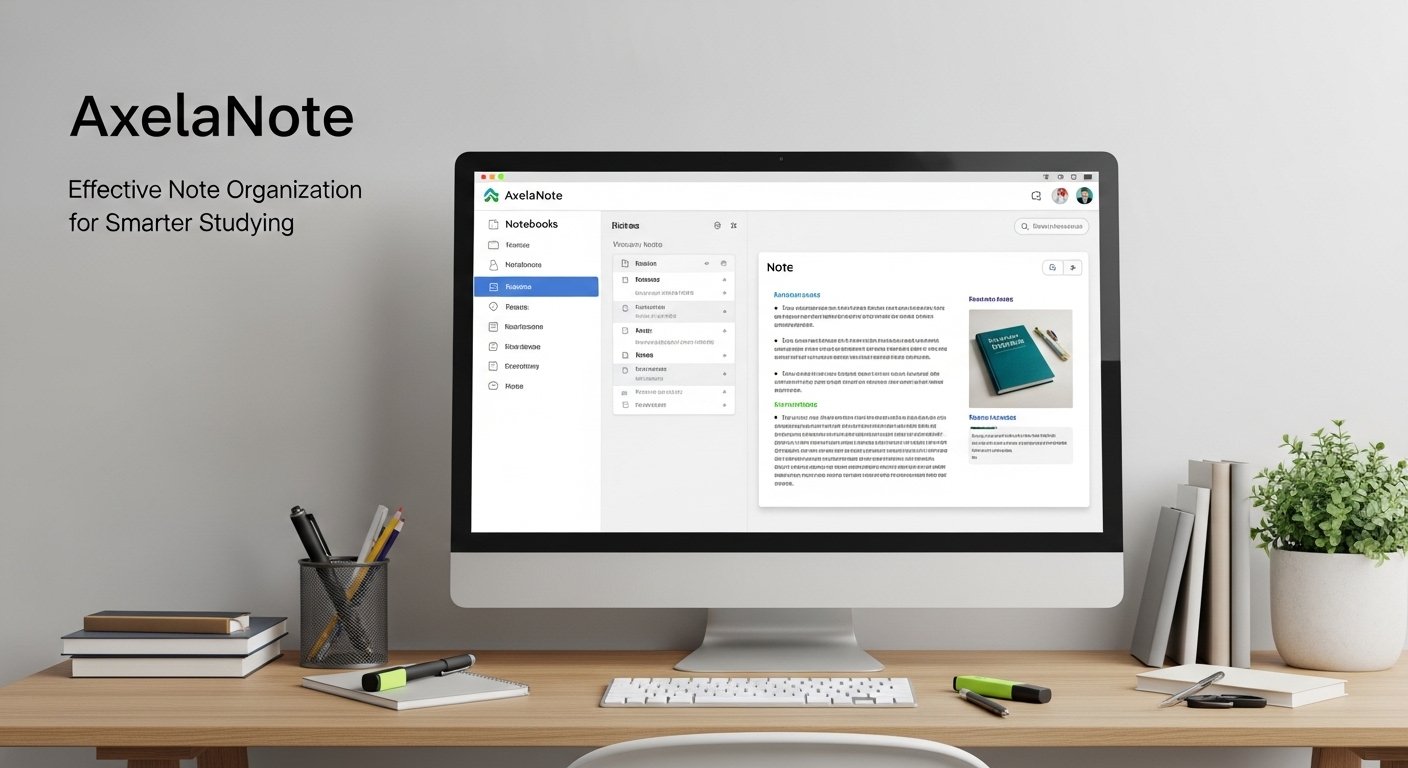 AxelaNote: Improve Study Skills With Organized Note-Taking