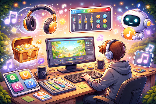 How to Add Sound and Music to Your AI Game Easily