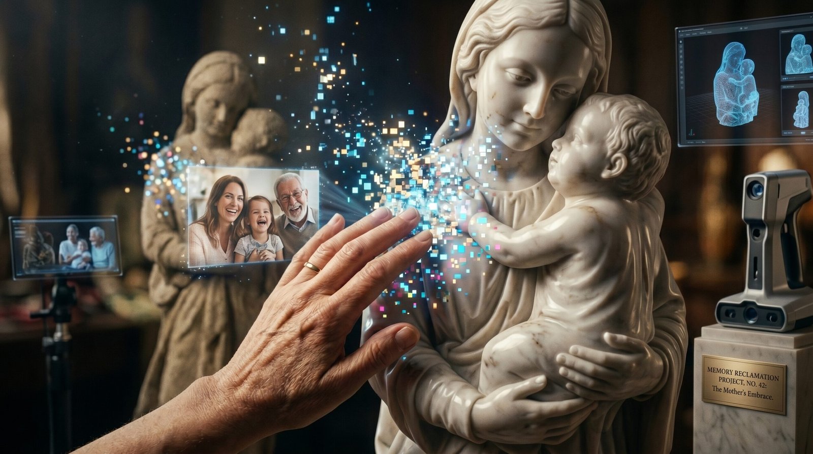 From Pixels to Touch: The Emotional Value of Converting Digital Memories into Sculptural Art