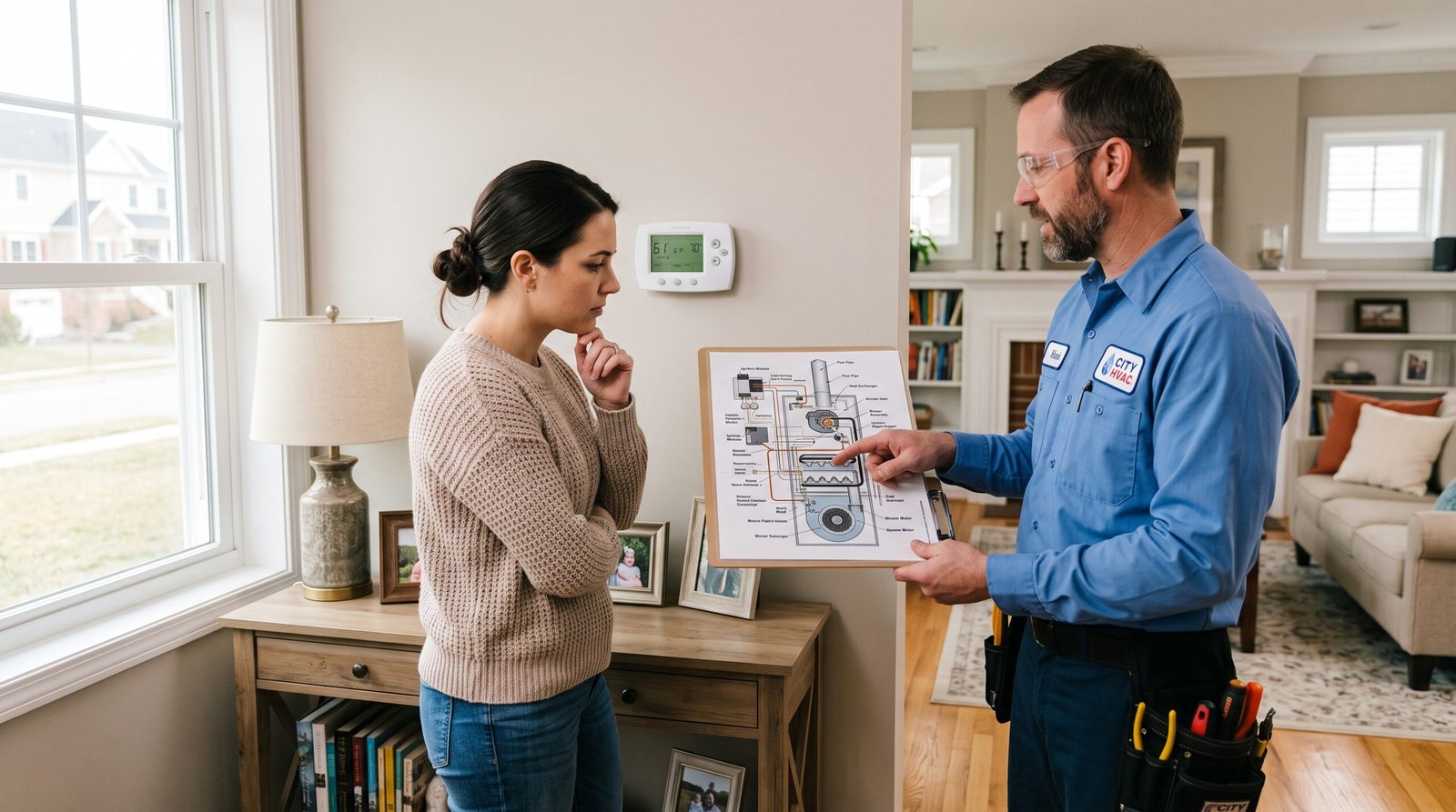 Why Does Furnace Repair Service Matter When Cold Spots Keep Appearing in Frequently Used Living Areas?